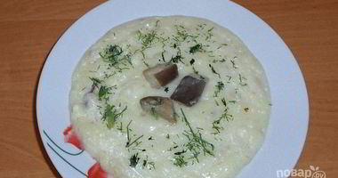 Рецепт Крема-супа из сушеных грибов