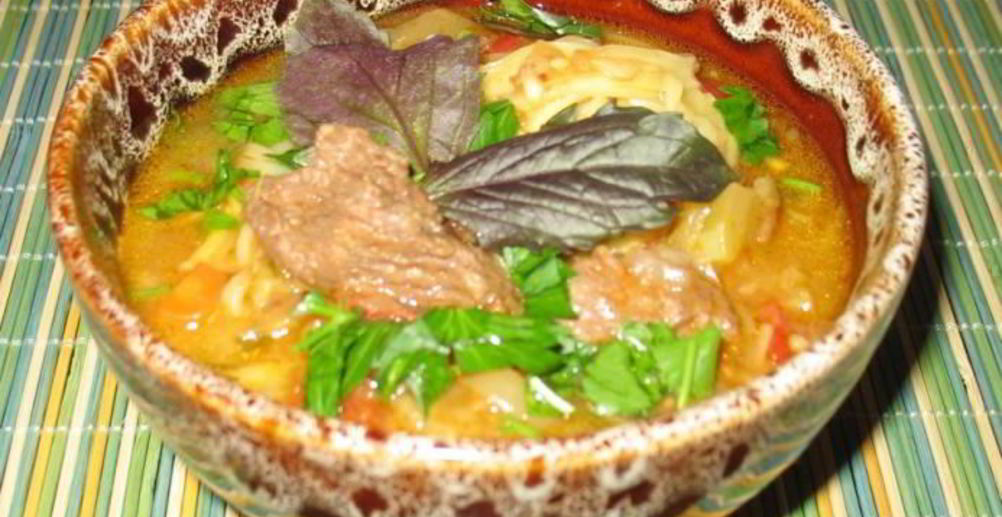 Рецепт подливу для лагмана