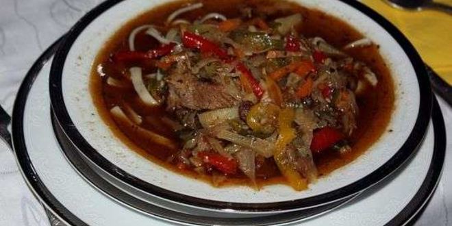 Рецепт лагмана по среднерусски