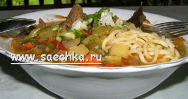Рецепт Лагмана по-узбекски