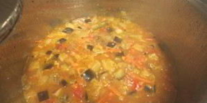 Рецепт лагмана с баклажанами