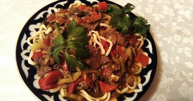 Рецепт Лагмана с бараниной