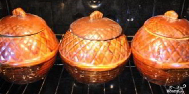 Рецепт лагмана в горшочках