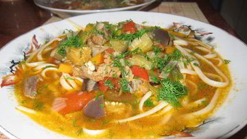 Рецепт Лагман Звезды Кавказы