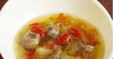 Рецепт Мексиканского супа с куриными сердечками