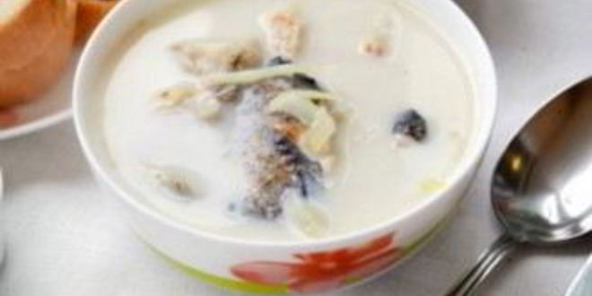 Рецепт латвийского молочного супа с рыбой