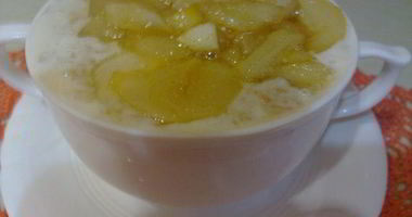 Рецепт Молочного овсяного супа с грушей