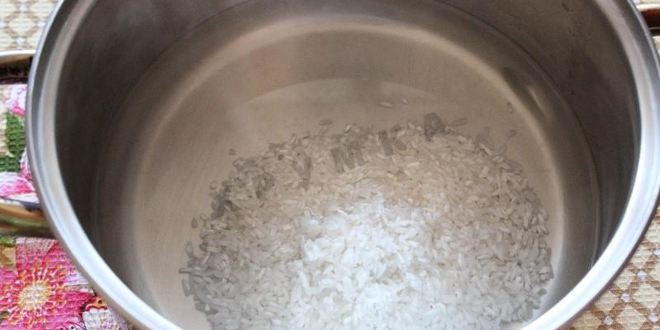 Рецепт молочного рисового супа