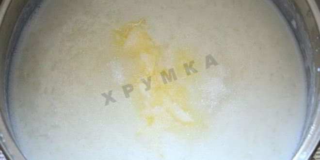 Рецепт молочного рисового супа