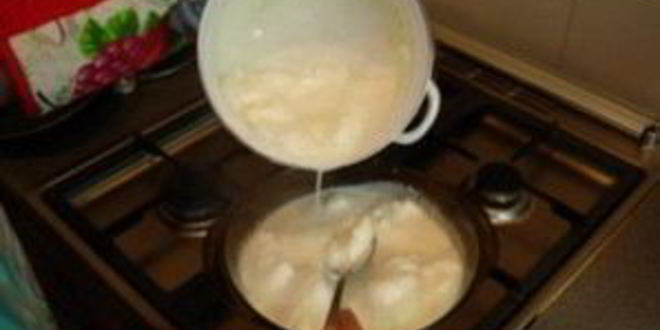 Рецепт молочного сладкого супа