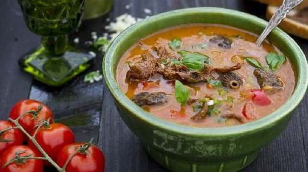 Как приготовить молочный суп из баклажанов с грибами