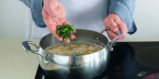 Рецепт молочного супа с клецками