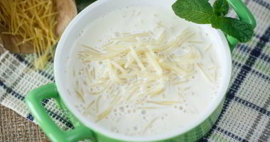 Рецепт Молочного супа с вермишелью для детей
