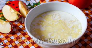 Рецепт Молочного супа с вермишелью