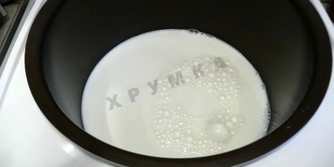 Рецепт молочного супа в мультиварке