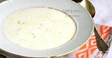 Рецепт Молочного супа Затирка