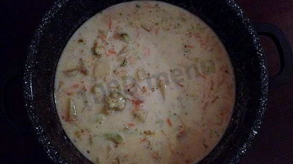 Как приготовить овощной молочный суп