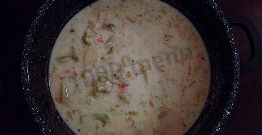 Рецепт молочный суп с фрикадельками