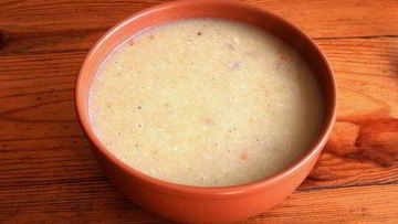 Рецепт Супа молочного с горохом и перловой крупой