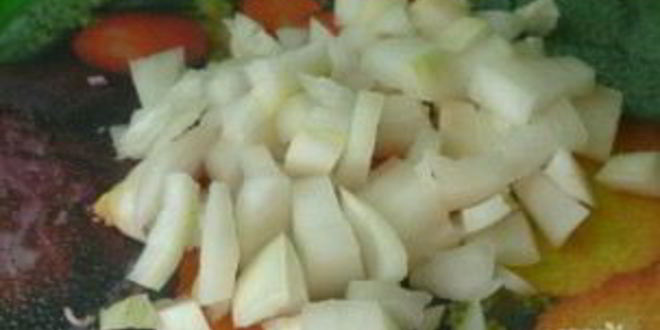 Рецепт сырно-молочного суп с овощами