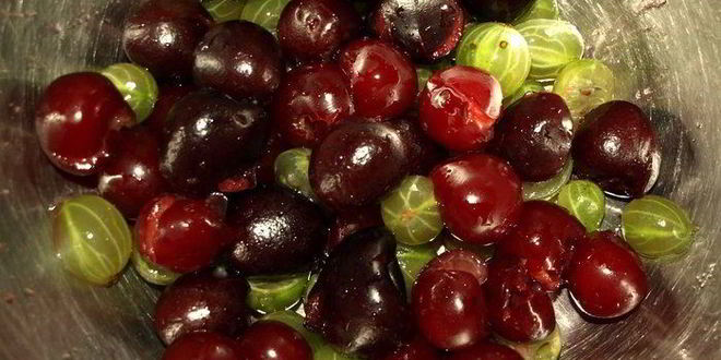 Рецепт фруктово-ягодной окрошка