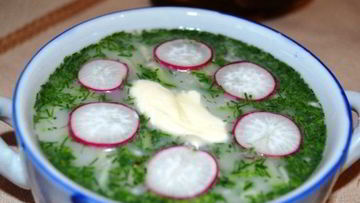 Рецепт Классической окрошки на кефире