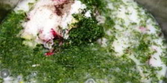 Рецепт классической окрошки на кефире