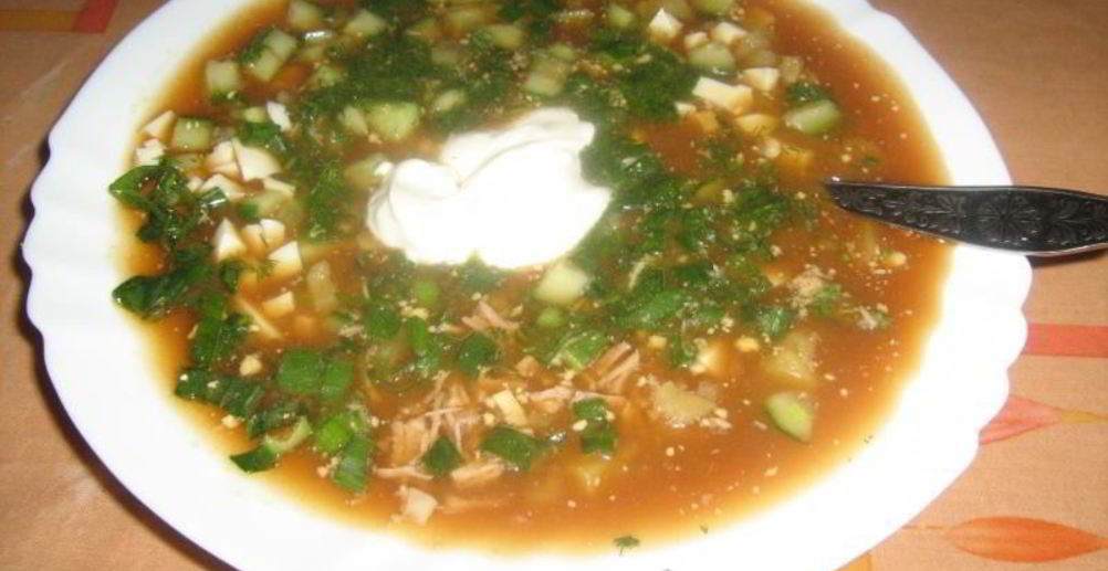 Рецепт холодника на квасе