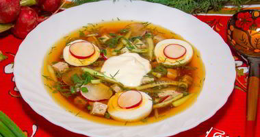 Рецепт Окрошки мясной