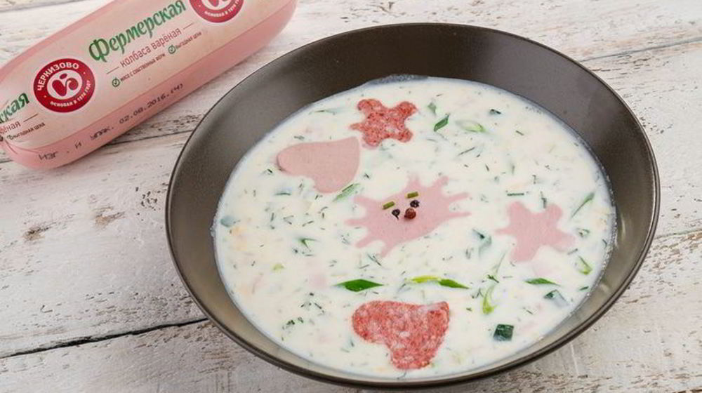 Как приготовить окрошку на кефире