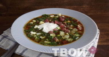 Рецепт Окрошки на квасе