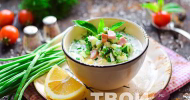 Рецепт Окрошки на минералке