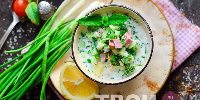 Рецепт окрошки на минералке