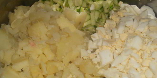 Рецепт окрошки на свекольном отваре