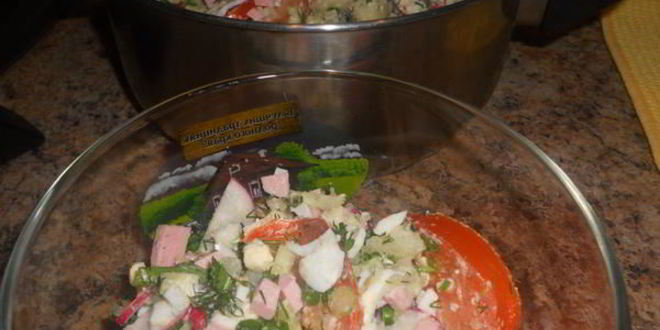 Рецепт окрошки на свекольном отваре