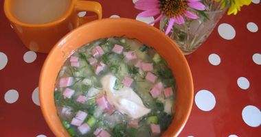 Рецепт Окрошки на сыворотке с хреном