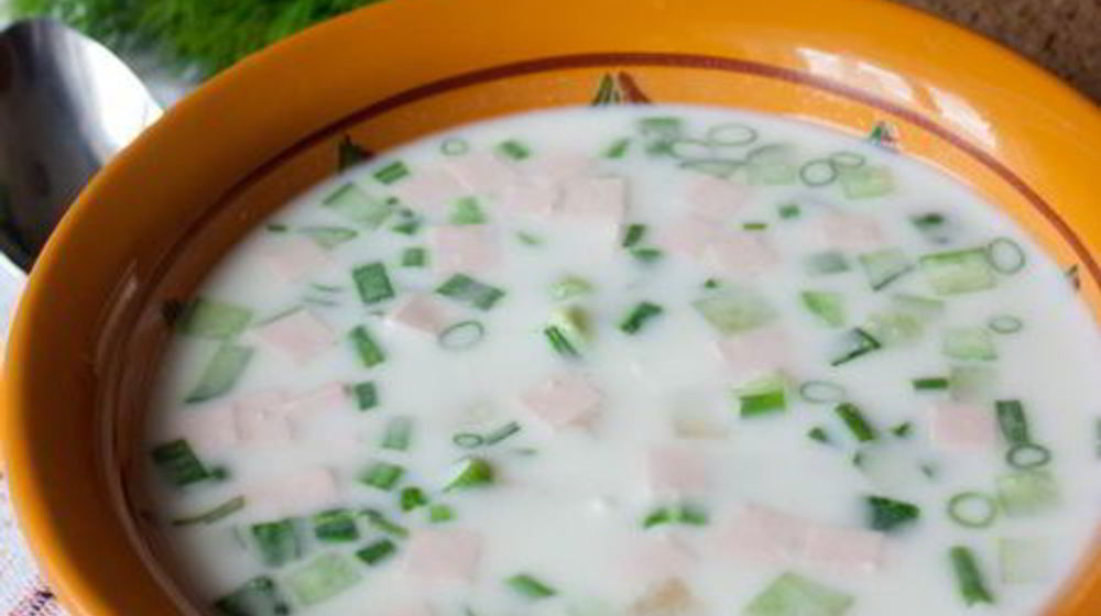 Как приготовить окрошку на тане