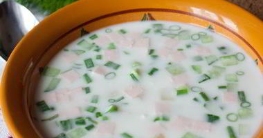 Рецепт Окрошки на тане