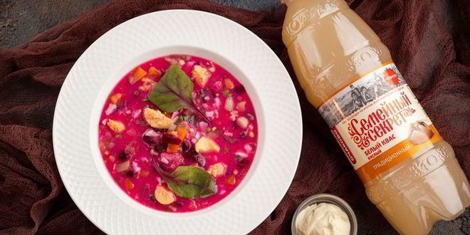 Рецепт окрошки овощной