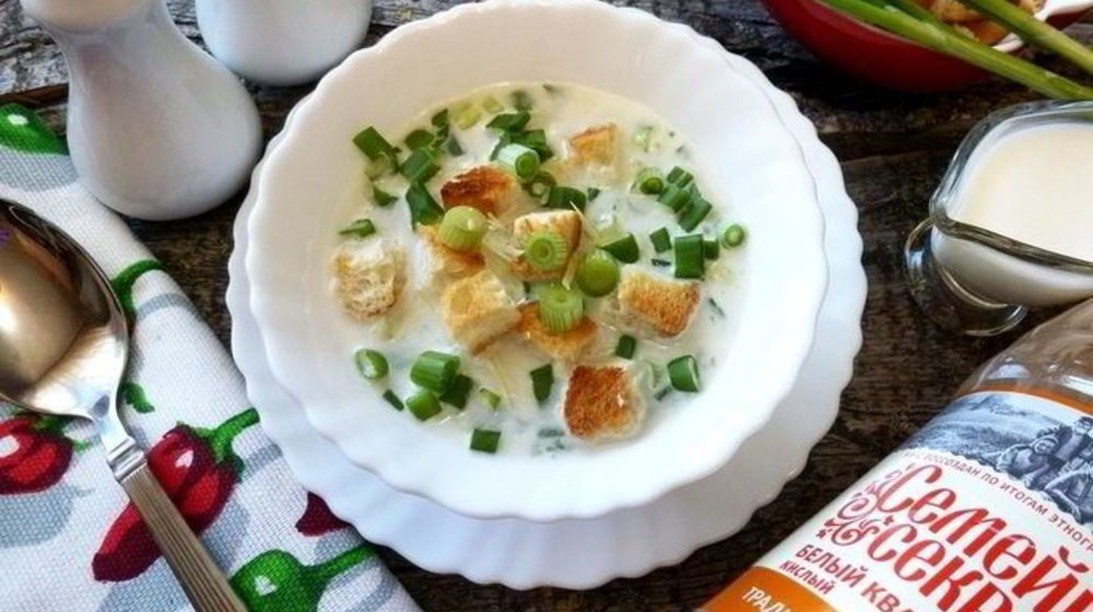 Как приготовить окрошку по-польски с сыром