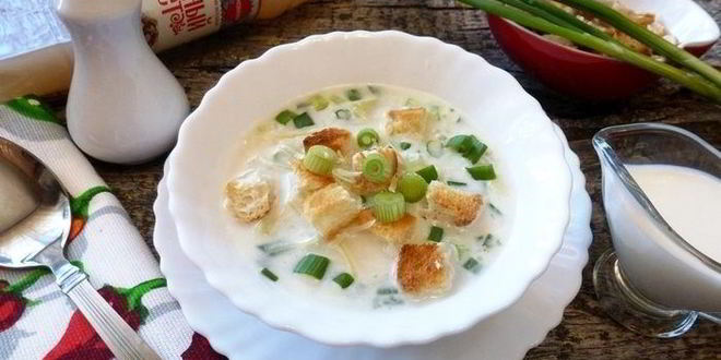 Рецепт окрошки по-польски с сыром