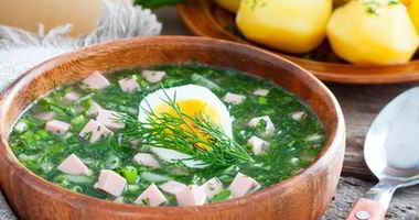 Рецепт Окрошки с белым квасом