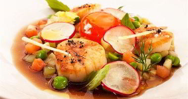 Рецепт Окрошки с гребешками