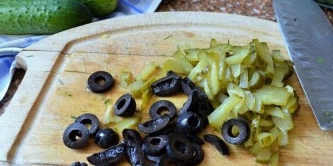 Рецепт окрошки с рыбой