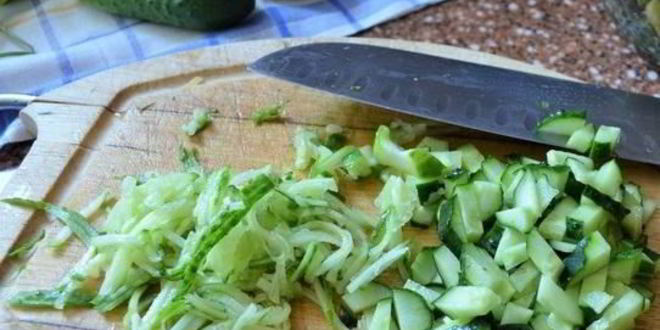 Рецепт окрошки с рыбой