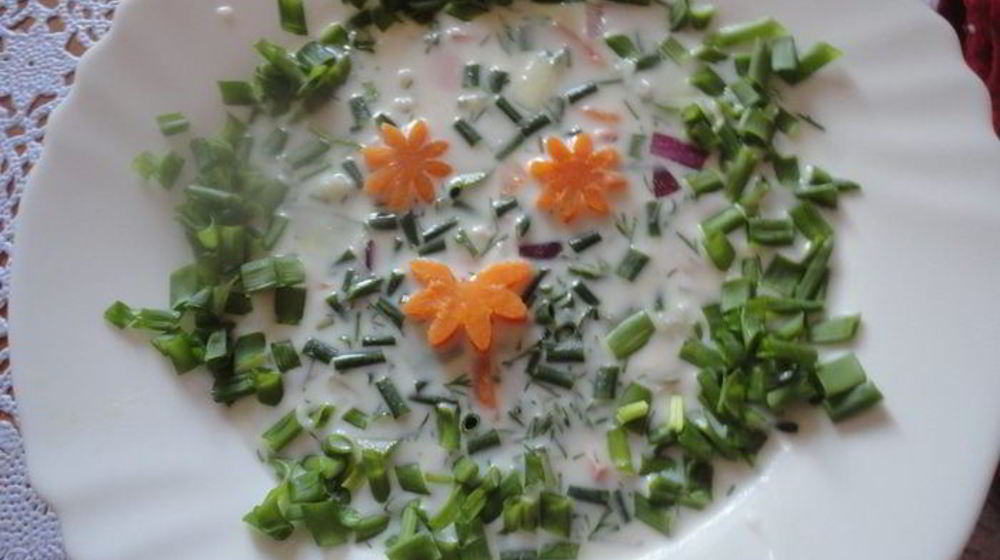 Как приготовить окрошку с цветной капустой