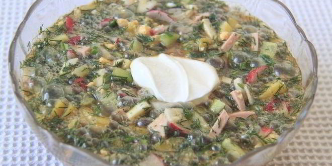 Рецепт окрошки традиционной