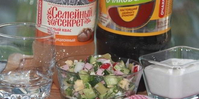 Рецепт окрошки традиционной
