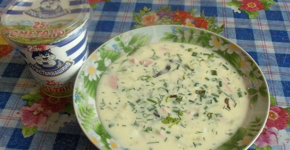 Рецепт окрошку овощную