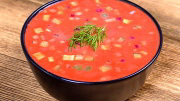 Рецепт Пикантной окрошки с килькой в томатном соусе